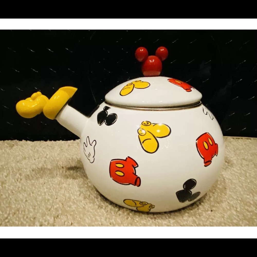 Tea Kettle-RARE Disney Mickey Mouse Body Parts at Home Collection